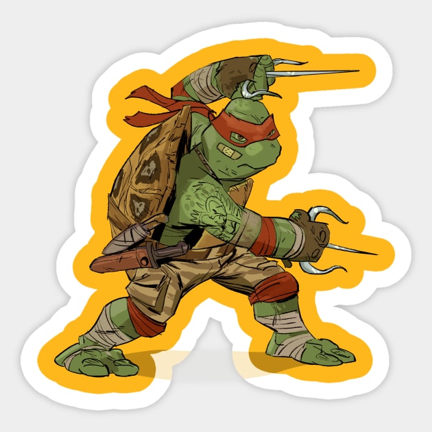 TMNT Raphael Sticker by markodjeska